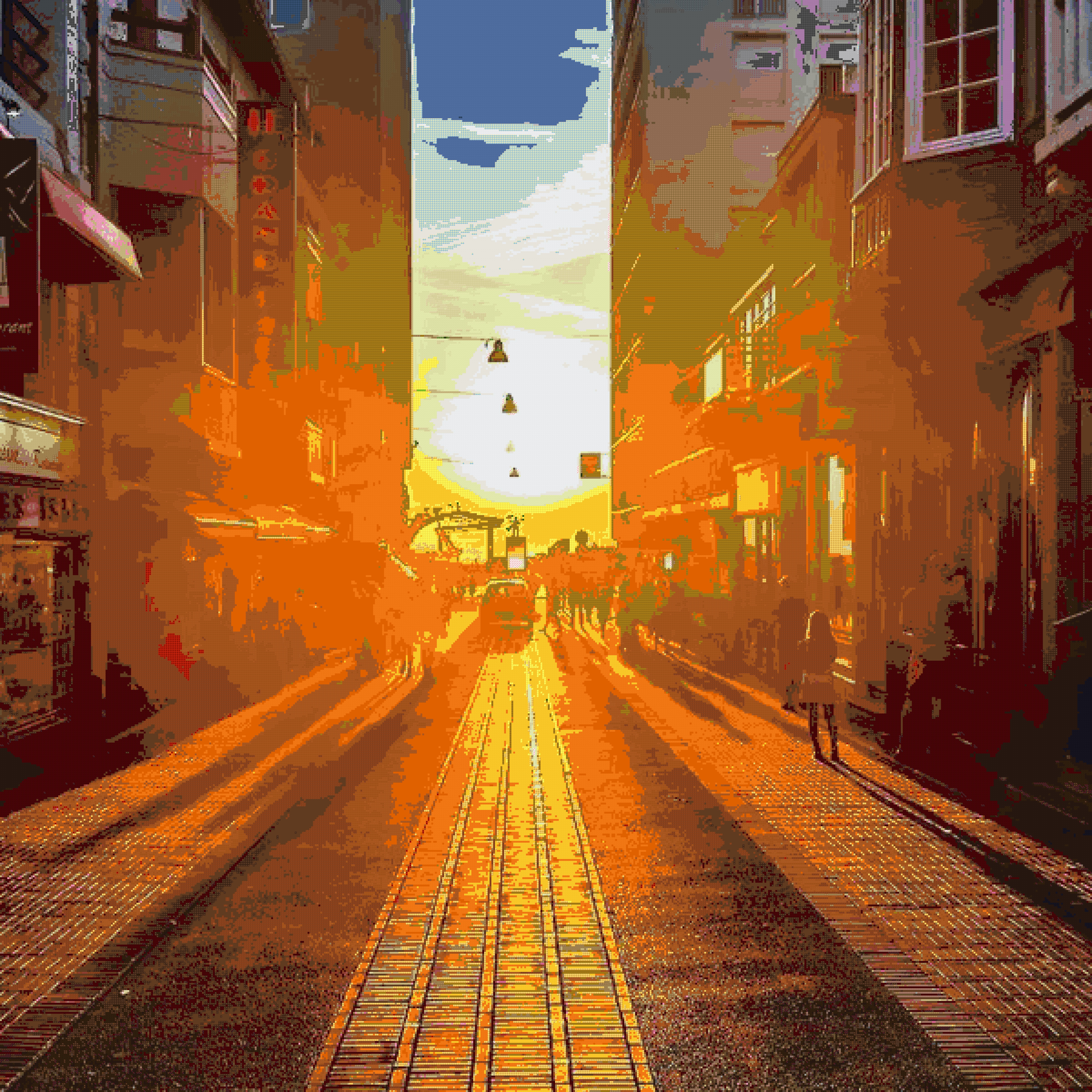 Creeper face logo pixel art