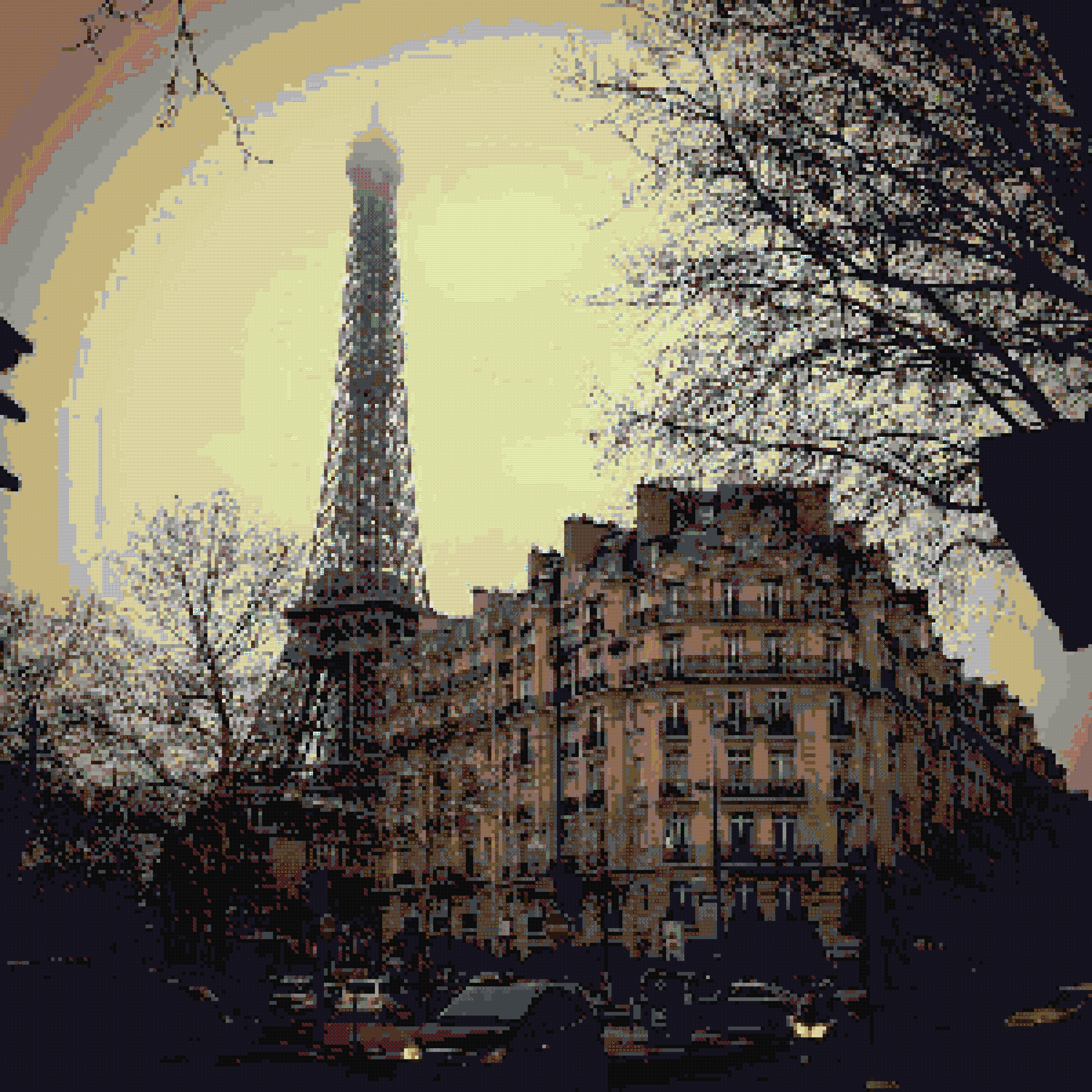 Anime hero pixel art